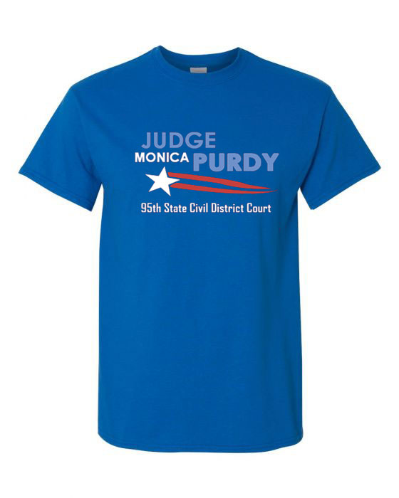 Team Purdy t-shirt – Judge Monica Purdy Campaign